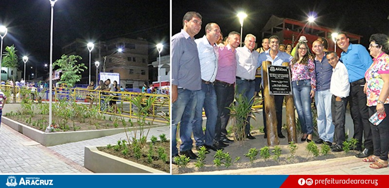 Obras: Prefeitura realiza com sucesso a entrega da Praça São Sebastião em Barra do Riacho 