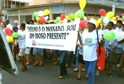 Neste sábado (11), tem caminhada e festa para a terceira idade de Aracruz