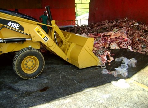 860 Kg de carne clandestina apreendidos em Aracruz pela Vigilância Sanitária