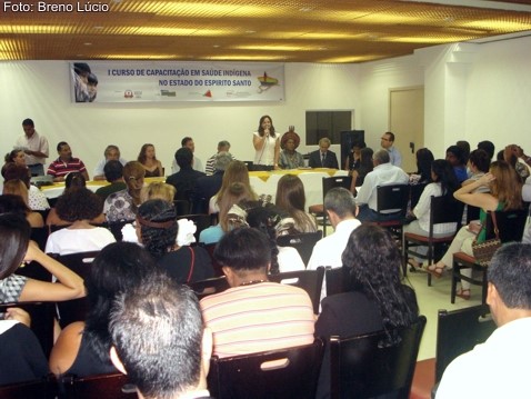 Teve início na tarde de ontem o Curso de Capacitação em Saúde Indígena em Aracruz