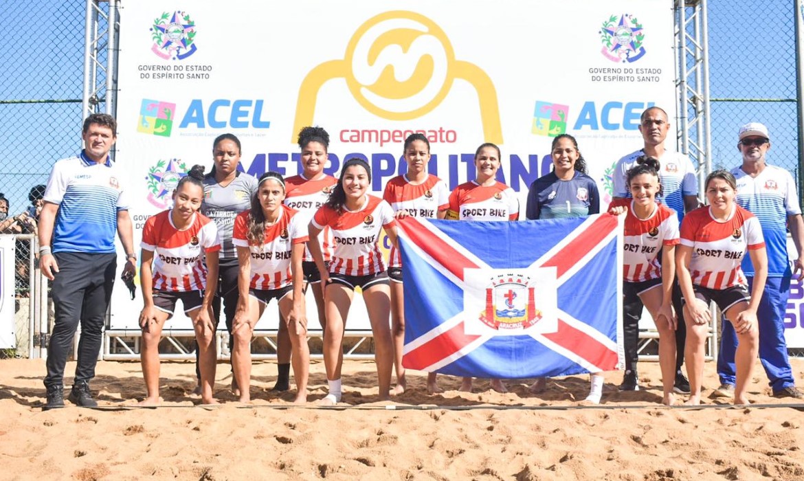 Atletas de Aracruz participam do 3º Campeonato Metropolitano de Beach Soccer