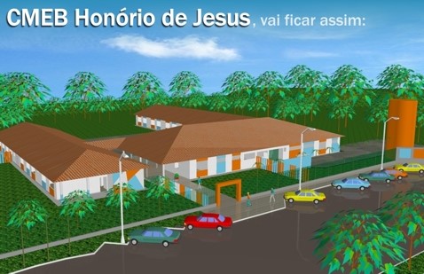 Falta pouco para o bairro Morobá receber o presente, a nova escola, que está com construção adiantada