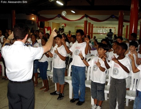 Proerd encerra mais uma etapa certificando 86 alunos da Escola Mário Leal Silva em Guaraná   