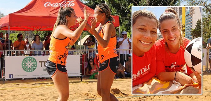 Bolsa Atleta: Jogadora de futevôlei irá representar o Brasil em competição mundial