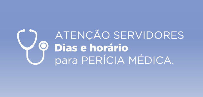 Prefeitura informa mudança de horário para atendimento da perícia médica dos servidores