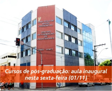 Alunos de Aracruz participam de aula inaugural em cursos de pós-graduação nesta sexta-feira (1°)