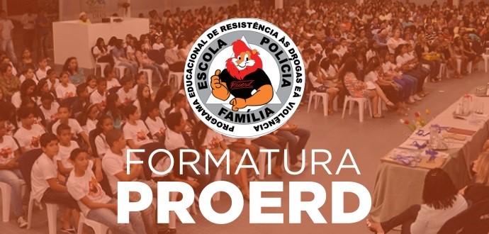 Alunos do Proerd participam de formatura nesta quinta-feira (08/12)